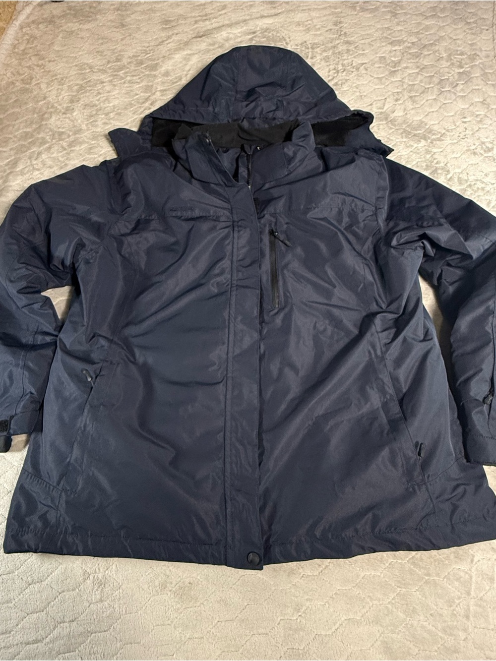 NWT Free Soldier Women’s Waterproof Ski Jacket Navy 2XL Fleece Lined